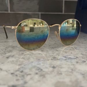 Ray Ban Round Rainbow Mirror